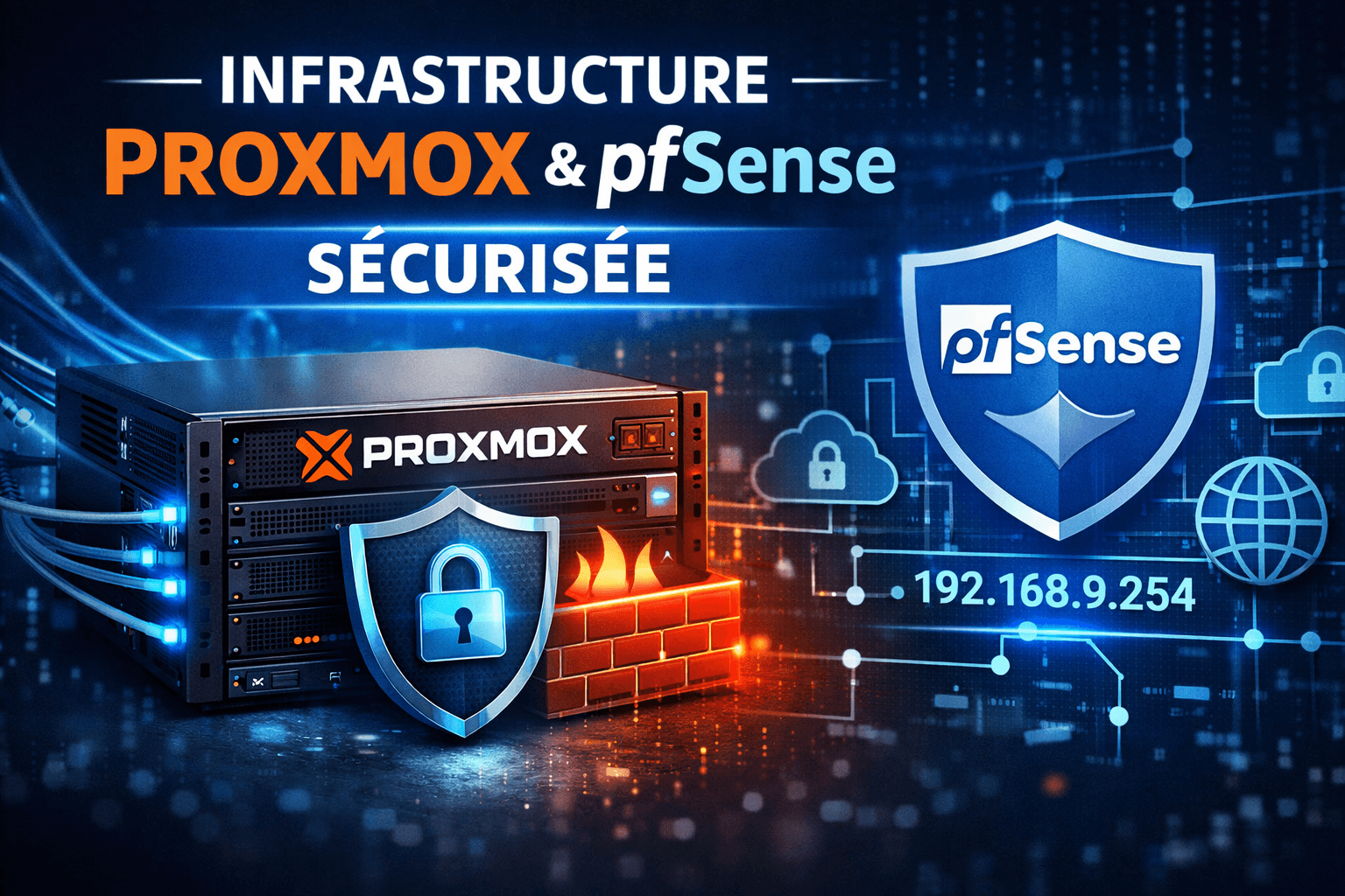 Infrastructure Proxmox segmentée & sécurisée 