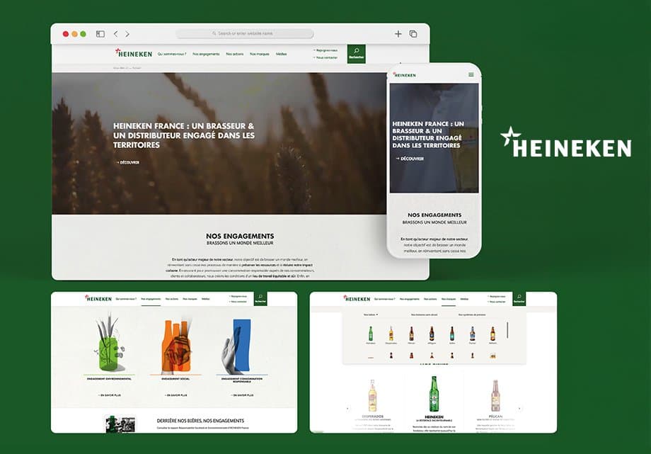 Refonte du site vitrine Heineken France